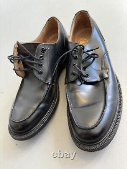 Church's Brixham Black Leather Shoes 75F 42 Custom Grade Original Dust Bags