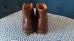 Church's Brown Leather Custom Grade Laced Boots Size 9.5