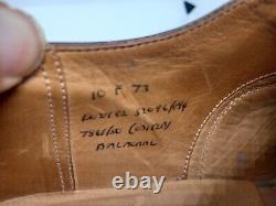 Church's Brown Patent Oxford Dress Shoes Uk 10 Custom Grade Rare Top Quality