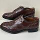 Church's Burwood Brown Shoes Uk 8 G Custom Grade All Leather Made In England