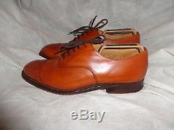 Church's CANBERRA Men BROWN leather Oxford Custom Grade Shoe Size UK 7 EU 41 VGC