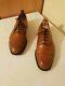 Church's Canberra Men Tan Brown Leather Oxford Custom Grade Shoe Size Uk 8.5 G