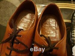 Church's CANBERRA Men Tan BROWN leather Oxford Custom Grade Shoe Size UK 8.5 G