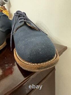 Church's Canvas Shoes Blue Custom Grade