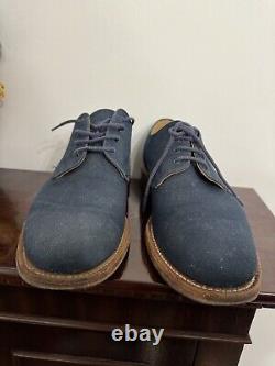 Church's Canvas Shoes Blue Custom Grade