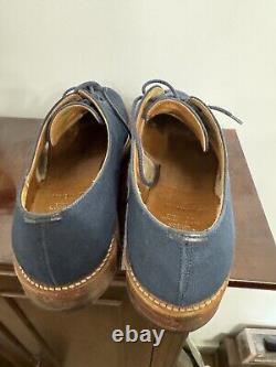 Church's Canvas Shoes Blue Custom Grade