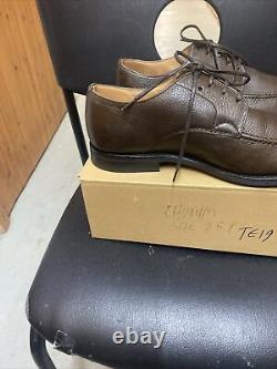 Church's Chackmore Mens Custom Grade Oxford Derby Plain Shoes Size 8.5 F