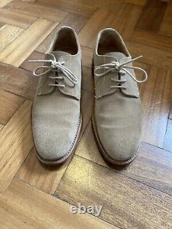 Church's Custom Grade Beige Suede Shoes 7.5 Used RRP £500+