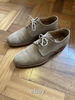 Church's Custom Grade Beige Suede Shoes 7.5 Used RRP £500+