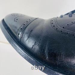 Church's Custom Grade Black Calf Leather Men's Oxford Shoes Size UK 7.5