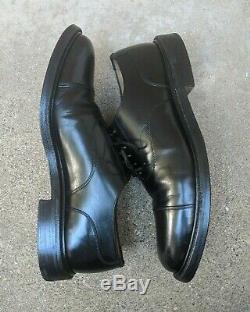 Church's Custom Grade Black Leather Cap Toe Oxford Dress Shoe 8.5D England Alain