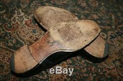 Church's Custom Grade Black Leather Perforated Cap Toe Dress Shoe 8.5 E England