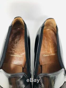 Church's Custom Grade Black Patent Leather Bow Tie Loafers Mens Sz 10.5 C US