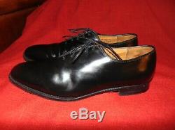 Church's' Custom Grade Black Plain Toe Derby Shoes Oxford Handmade England 9 D