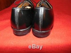 Church's' Custom Grade Black Plain Toe Derby Shoes Oxford Handmade England 9 D