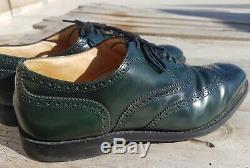 Church's Custom Grade Brogues Green man's shoes Size 12 Us