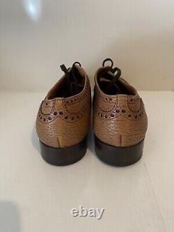 Church's Custom Grade Brown All Leather Brogues Size UK10 Made In England
