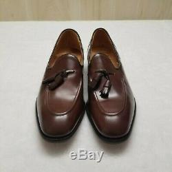 Church's Custom Grade Brown Calf Leather Tassel Loafers Slip-on Shoes UK 10.5 C