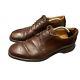 Church's Custom Grade Brown Leather Derby Shoes Size Uk 10.5 F