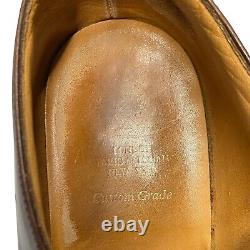 Church's Custom Grade Brown Leather Derby Shoes Size UK 10.5 F