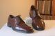 Church's Custom Grade Brown Leather Lace Up Derby Brogues Shoes Uk Size 9.5 C