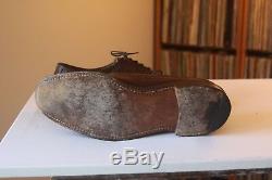 Church's Custom Grade Brown Leather Lace Up Derby Brogues Shoes UK Size 9.5 C