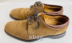 Church's Custom Grade Brown Suede Men's Derby Shoes Size UK 8