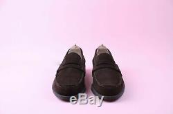 Church's Custom Grade Brown Suede Penny Loafers UK 9 1/2 made in England