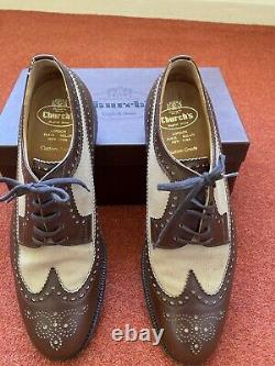 Church's Custom Grade Calf leather duo tone shoes size 10F
