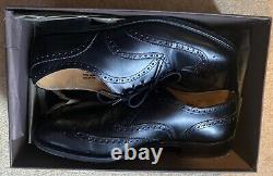 Church's Custom Grade Chetwynd Black Calf Leather Brogue Shoes UK 8 F RRP £850