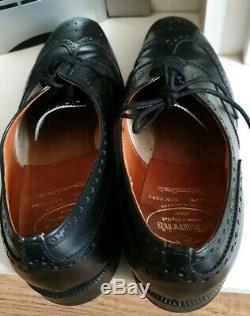 Church's Custom Grade Chetwynd Brogues 10E Black Leather EXCELLENT CONDITION