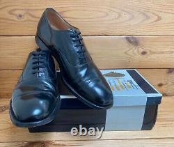 Church's Custom Grade Consul Black Leather Oxford Shoes UK 7.5 In Original Box
