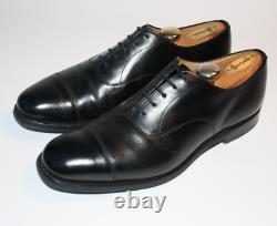 Church's Custom Grade Consul Men's Black Leather Toe Cap Oxford Shoes UK 7.5
