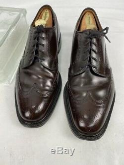 Church's Custom Grade Dark Brown Oxford Shoes US 11F England