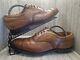 Church's Custom Grade Diplomat Walnut Brown Leather Brogue Shoes Uk Size 10 Vgc