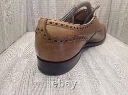 Church's Custom Grade Diplomat Walnut Brown Leather Brogue Shoes UK Size 10 Vgc