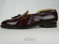 Church's Custom Grade Keats Burgundy Brown Tassel Loafers UK 9.5 F