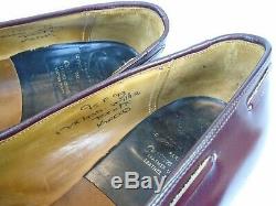 Church's Custom Grade Keats Burgundy Brown Tassel Loafers UK 9.5 F