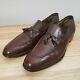 Church's Custom Grade Kingsley Shoes Mens 13 D Brown Leather Tassel Loafers