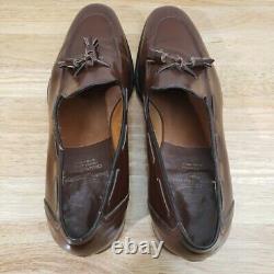 Church's Custom Grade Kingsley Shoes Mens 13 D Brown Leather Tassel Loafers