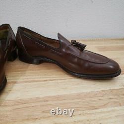 Church's Custom Grade Kingsley Shoes Mens 13 D Brown Leather Tassel Loafers