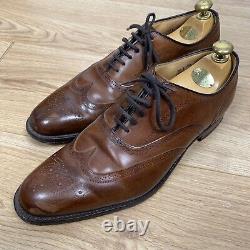 Church's Custom Grade Men's'Longton' Brown Leather Lace Up Brogues Shoes UK 9