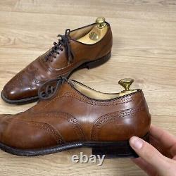 Church's Custom Grade Men's'Longton' Brown Leather Lace Up Brogues Shoes UK 9