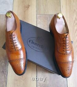 Church's Custom Grade Mens Brown Brogues Shoes Uk Size 8 Us 9 Eu 42