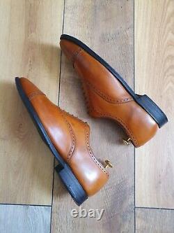 Church's Custom Grade Mens Brown Brogues Shoes Uk Size 8 Us 9 Eu 42