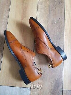 Church's Custom Grade Mens Brown Brogues Shoes Uk Size 8 Us 9 Eu 42