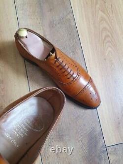 Church's Custom Grade Mens Brown Brogues Shoes Uk Size 8 Us 9 Eu 42