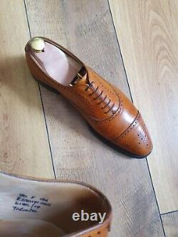 Church's Custom Grade Mens Brown Brogues Shoes Uk Size 8 Us 9 Eu 42