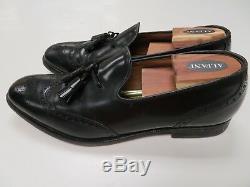 Church's Custom Grade Mens Tassel Wingtip Black Leather Loafers Size 10 D