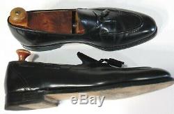 Church's Custom Grade Shoes 13B Black Tassel Loafers Bench Made in England